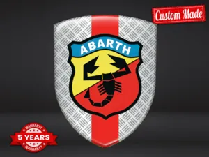Fiat Abarth Adesivi Logo Stampati Sportivi Premium Professionali